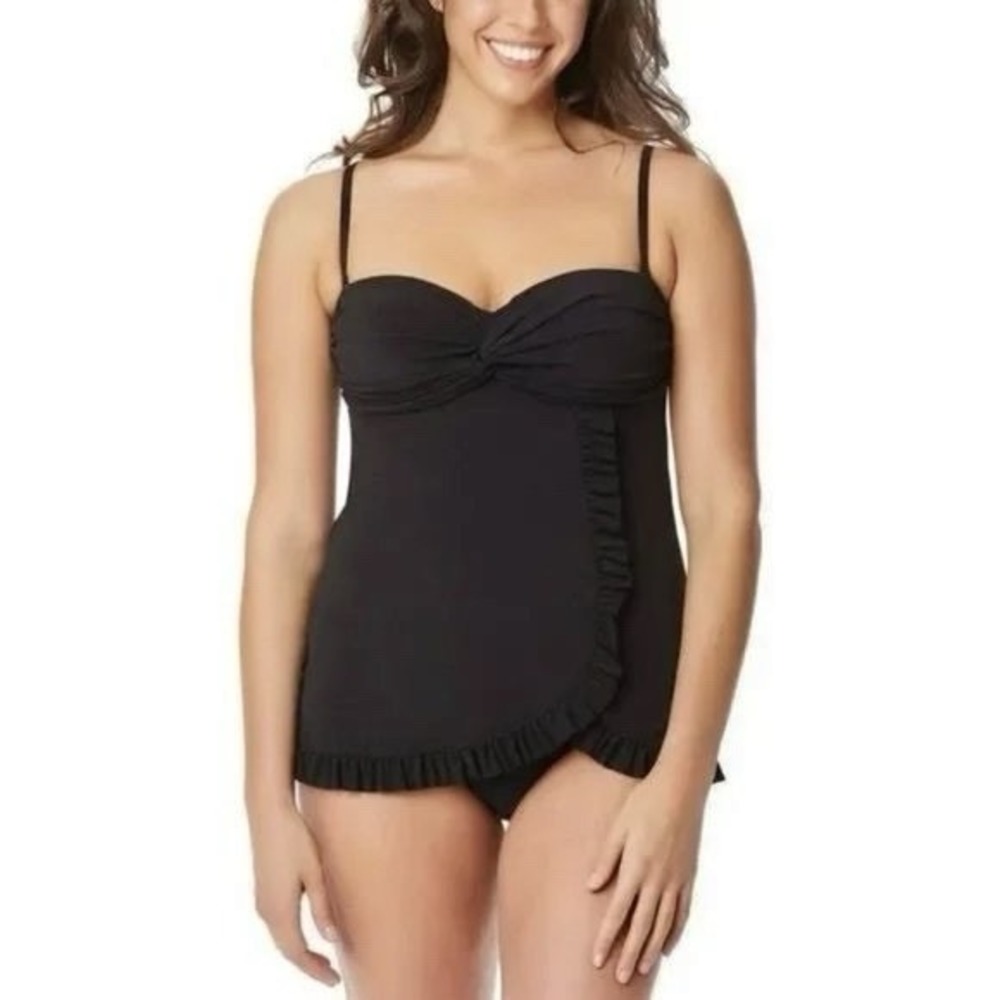 Beyond Control Tummy Control Swim Suit Swimdress Size 8 Modest Removable Straps